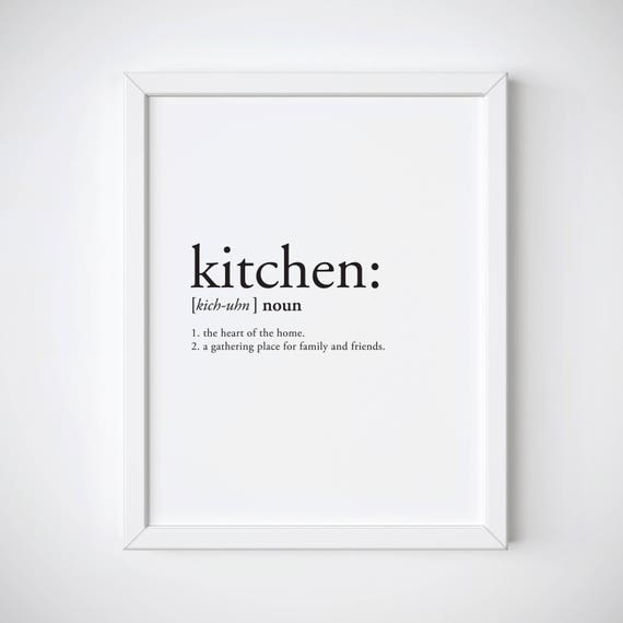 Definition Of Kitchen | definition print definition poster kitchen decor kitchen Definition Of Kitchen | definition print definition poster kitchen decor kitchen