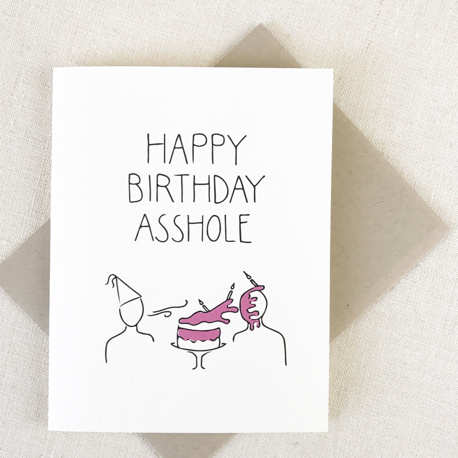 Adult Humor Birthday Greeting Card Embarrassing Wish Adult Humor Funny Birthday Card Sarcastic