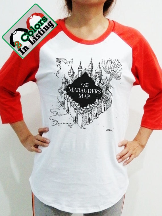 harry potter marauders map shirt
