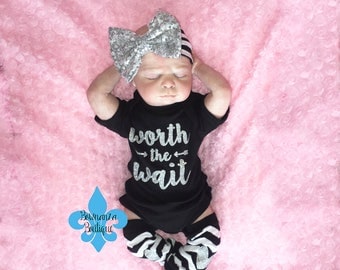 newborn girl, coming home outfit, baby girl, newborn headband, coming home from the hospital