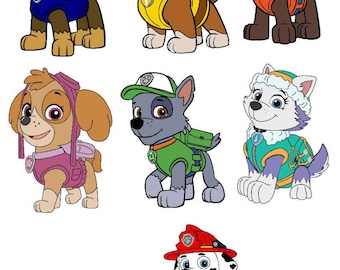 Paw Patrol svg, Disney svg, Paw Patrol files, Paw Patrol Cricut, Birthday, SVG files for Cricut, SVG files for Cameo, SVG files, dog svg