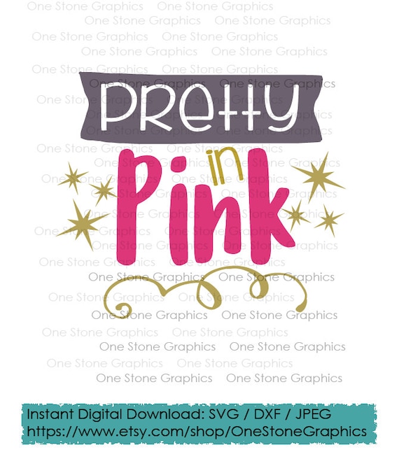 Pretty in pink svgpretty in pink cricut svg