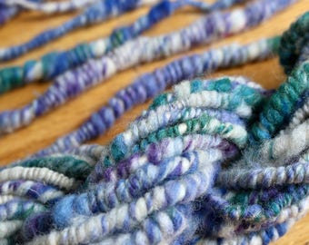 Sea glass- Coiled art yarn