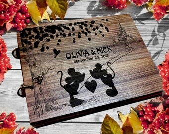 Wedding Guest Book / disney wedding / Wedding gift / Guest Book Wedding Gift / disney wedding Gift / Mickey mouse Guest Book