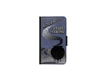 Iphone 4/4s case 5/5s case IPhone 6/6s case IPhone 6plus 6s plus case Iphone 7/7plus wallet case Harry Potter - Book Of Potion Making