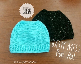 Basic Messy Bun Hat