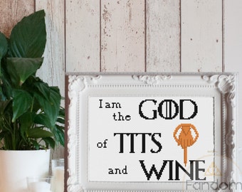 i am the god of tits and wine shirt