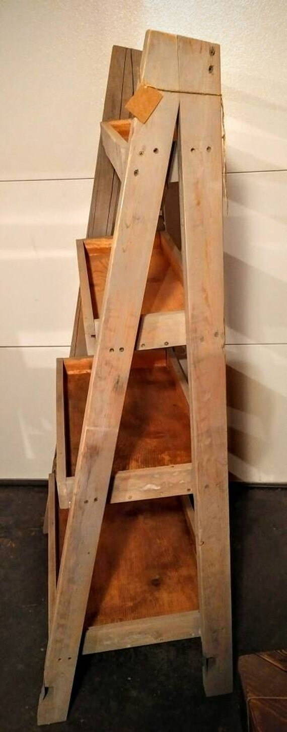 The Rustic Ladder Shelf