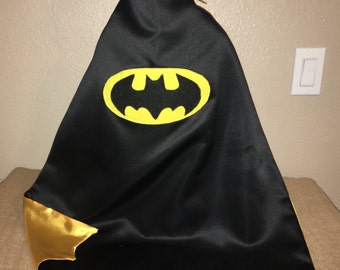 Batman Cape/ Custom Superhero Capes Available