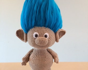Classic Troll Amigurumi Crochet Pattern