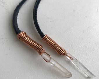 Leather x Quartz BOLO