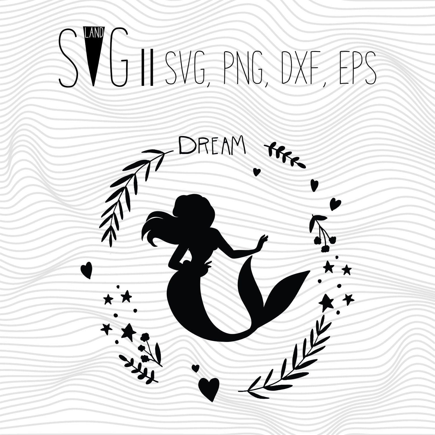 Download Mermaid Svg Files, Mermaid Dream Svg, Stencils Mermaid Svg ...