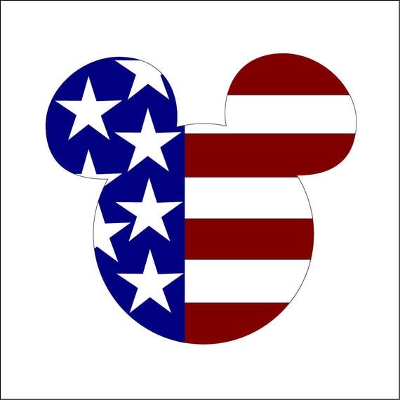 Download American Flag SVG 4th Of July SVG Mickey svg Disney svg