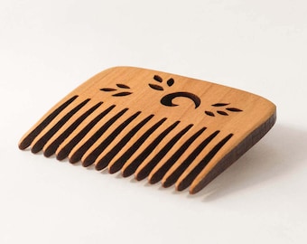 Hair Comb - Natural Comb - Wooden Hair Comb - Hair Accessory - Portable Comb - Wood Hair Comb
