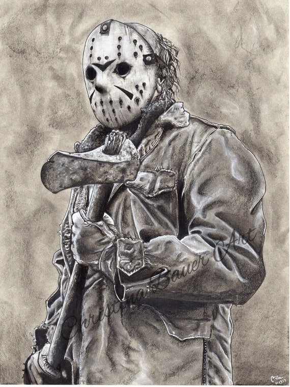 How To Draw Jason Voorhees Friday The 13th Step By St 2122