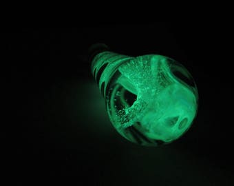 Glow in the Dark Glass Sex Toy