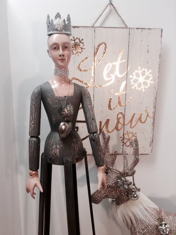 31 Inches Tall Santos cage doll Mannequin with by lamoneeboutique