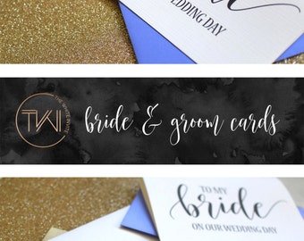 To My Groom on Our Wedding Day Card - Groom Card - Groom Gift - Gift from Bride BC217