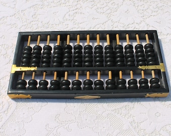 Vintage Large Oriental / Asian Abacus by Flying Eagle - Original Calculator.