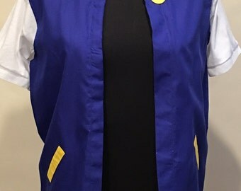 Adult LARGE- POKEMON Trainer - ASH Ketchum Costume Cosplay Jacket