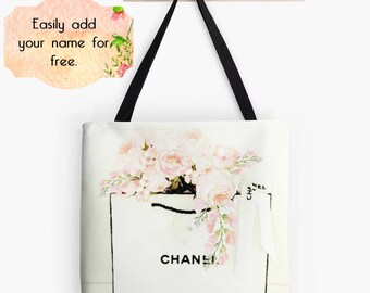 Chanel Shopping Tote Bag: Chanel Paris Store, Coco Chanel, Chanel Purse, Chanel Bag, Fashion Blog, Blush Pink Ivory, Custom Drawstring Bag