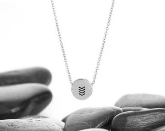 Chevron Necklace, Chevron, Geometric Necklace, V Necklace, Geometric Jewelry, Minimalist Necklace, Layering Necklace, Simple Necklace, n246S