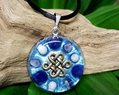 SPIRITUAL GROWTH Orgone Pendant – Lapis Lazuli, Amethyst and Howlite - Spiritual Journey, Meditation, Intuition, Psychic Skills - Medium