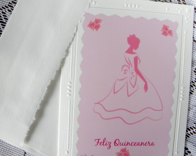 QUINCEANERA Card created by Pam Ponsart of Pam's Fab Photos for Teenage Latina's Quince Anos Celebration