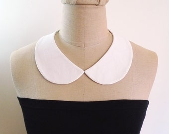 Peter Pan Collar Detachable Collar, white collar necklace