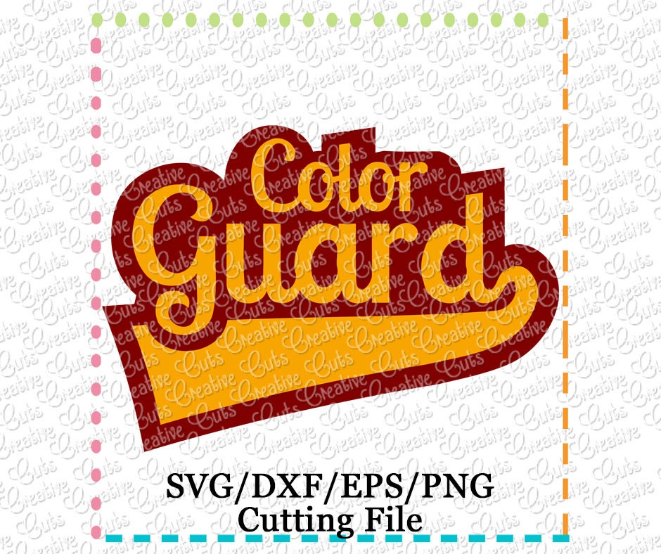 Download EXCLUSIVE Color Guard SVG color guard cutting file color