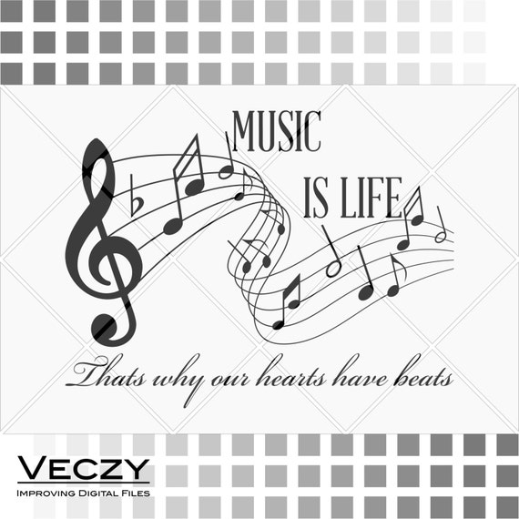 Download Music is life music svg svg quotes svg files for cricut