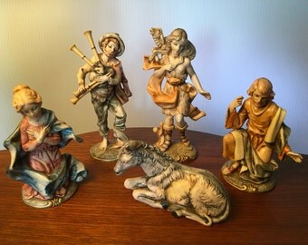 Vintage Fontanini figurines marked Depose Italy with the Spider mark - your choice each