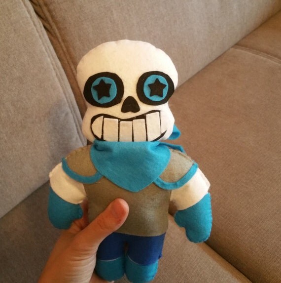 Felt handmade plush Blueberry Sans unofficial from