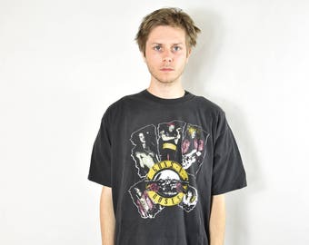 Vintage Black 90's Guns N' Roses T-Shirt