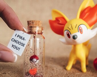 Boyfriend Gift Pokemon go lovers gift Girlfriend Gift Pokeball Valentine's gift for her I choose you Pikachu gift for him Anniversary Gift