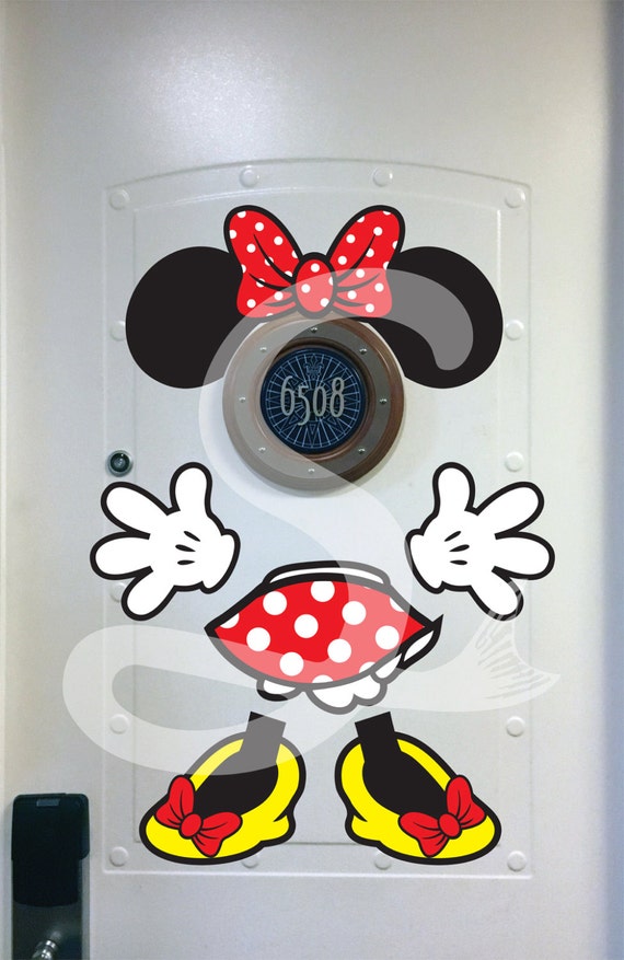 Disney Cruise Door Minnie Mouse Body DIY Printable