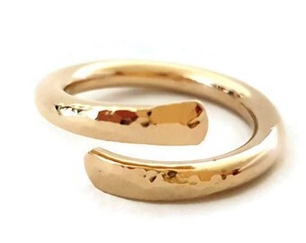 Pinky Gold Ring, Urban Look Ring, Stacking Ring, Statement Ring, Stylish Ring, Handmade Ring, Trendy Ring, Gold Jewelry, Venexia Jewelry