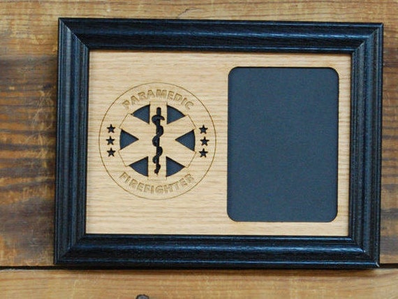 Items similar to 5x7 Paramedic Firefighter Picture Frame, Paramedic ...