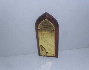 The Lord is my Shepherd, 23rd Psalm, Wood Inspirational plaque, Religious Sign, Christian Sign, Home Interior Plaque