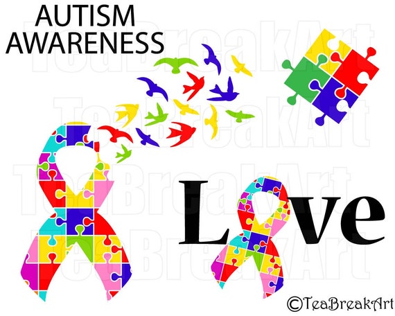 Download Autism Awareness Cutting Files SVG PNG EPS ClipArt iron on