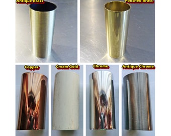 Choice of 6 Metal Candle Drips Bulb Sleeve Covers for Pendant Chandelier or Wall Lights Antique Retro Style New Lamp Light Replacement Parts