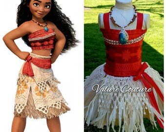 Moana Inspired Tutu Dress Facebook.com/ValureCouture Pinterest.com/ValureCouture ValureCouture.Etsy.com