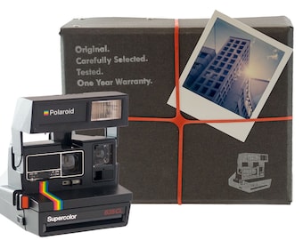 Polaroid Camera Package - Basic: "Square" | Incl. 600 Type Camera, Film, Manual and 1 Year Warranty
