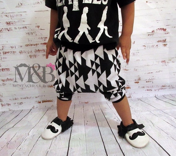 Baby & Toddler cuffed harem shorts