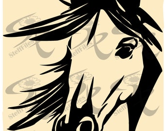 0552_Vector HORSE HEAD,SVG,dxf,ai, png, eps, jpg,Download files, Digital, graphical
