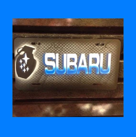 Airbrushed license plate personalized license plate front