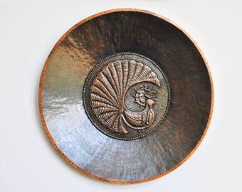 Copper Wall Decor wall decor plate | etsy Copper Wall Decor wall decor plate | etsy