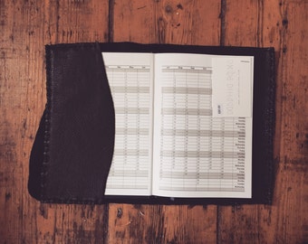 2017 diary handcrafted leatherbound book cover handsewn in softest suede and leather unique gift