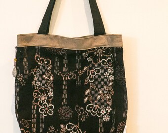 Items similar to Japanese Tote Bag.Inside out bag.Handmade bag.Shopping ...