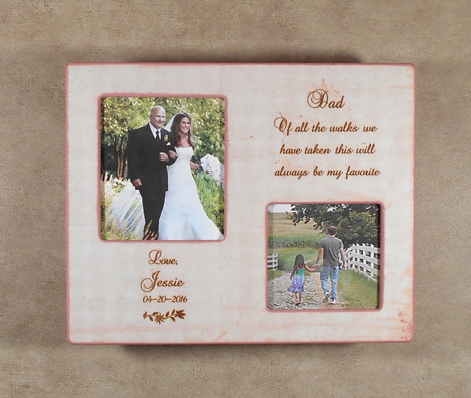 PARENTS WEDDING GIFT 8X10 Personalized Photo Frame Parents